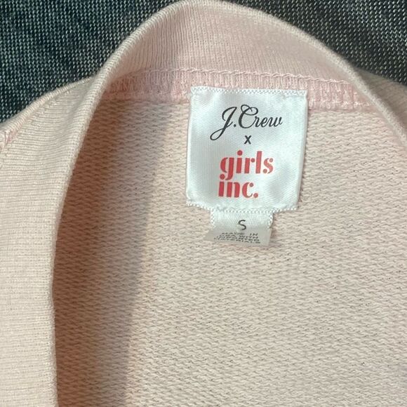 J. Crew Pink Pullover Sweatshirt French Terry Size Small - Picture 8 of 10